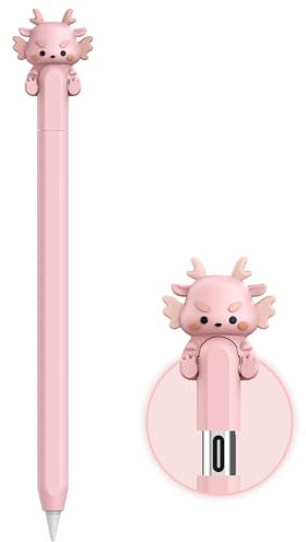 NIUTRENDZ silicone case for apple pencil usb-c protective case ultra thin protective case non-slip apple pencil accessories (USB-C) - pink dragon, apple stylus (USB-C))