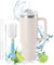 HIQE-FL Taza de Café con Tapa Para Coche,Vasos Termicos Cafe Para Llevar con Asa 1200ml,Taza con Pajita Y Asa, Taza Aislada al Vacío,Taza de Viaje de Acero Inoxidable,Mug Termo,Taza de Viaje.