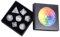 Nupuyai Labradorit Stein Polyedrische Würfel Edelsteine Set, 7 Stück Heilsteine Set Tischspiele für Dungeon and Dragons Würfel DND RPG MTG Würfelspiel Geschenk