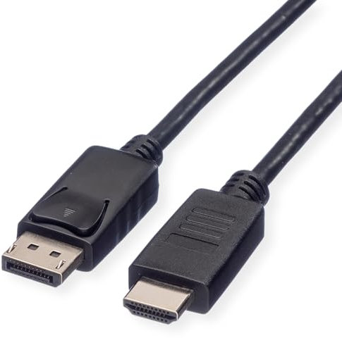ROLINE RM DisplayPort Cable DP - HDTV, M/M, black, 1 m
