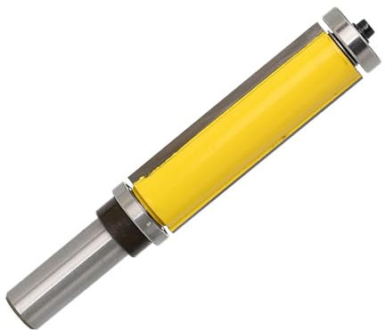 1 Stück 12,7 mm 1/2 Zoll Schaft extra lange gerade Schaftfräser bündiger Holzfräser Hartmetallfräser for Holz