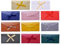 SHUOHONG 11 Stück Farbige Briefumschläge, 22 x 11 cm Retro Kraftpapier Briefumschläge Bunt, Bunte Umschläge mit Schleife, für Thanksgiving Hochzeit Geburtstagsfeier Weihnachten