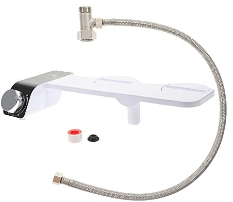 Angoily 1 Ensemble D'Accessoires Bouteille De Rinçage Pulvérisateur À Tarière Pour Eau Bidet Fixation Pour Déboucheur Bidet Portable Pour Tuyau Plastique