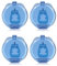 4 PCS Schnarchstopper Anti Schnarch, Wiederverwendbares Anti Schnarch, Schnarchstopper Anti Schnarch Magnet NasenClip, Anti Snoring, Verhindern Schnarchen, Möglich bessere Atmung für Ruhigen Schlaf