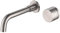 Robinet encastré Hot & Cold Robinet de lavabo intégré, type B (argent brossé)