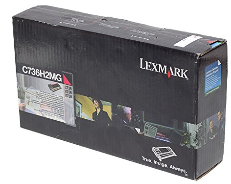 Lexmark C736H2MG C736, X736, X738 Tonerkartusche 10.000 Seiten, magenta