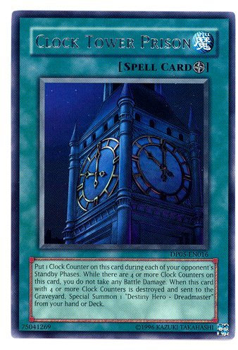 2008 YuGiOh! Duelist Pack: Aster Phoenix 1st Edition DP05-EN016 - Clock Tower Prison - Rare