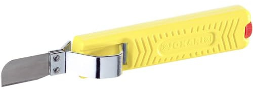 Jokari 10285 8-28 mm Cable Knife Number 28G with Straight Blade - Multi-Coloured