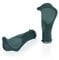 XLC Unisex – Erwachsene Griffe Ergonomic GR-S22, Schwarz, Grau, One Size