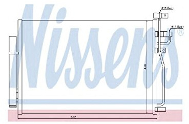 Nissens 940010 Kondensator, Klimaanlage