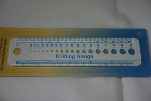 Creative Hobby Nadelmaß Messschablone für Stricknadeln 2mm - 10 mm