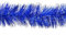 Creativery Weihnachtsgirlande 10cm x 3m - Lametta Girlande für Weihnachtsbaum - Butterfly Weihnachtsgirlande Lametta 10cm x 3 Meter Lamettagirlande Baumgirlande Christbaumdeko Farbauswahl: blau