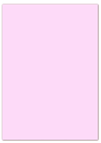 25 Blatt farbiges Briefpapier Lysco Color Paper Pastell Rosa Format DIN A4 (210 x 297 mm) Papier Farbe Briefbogen Rosa Pink (LCP-103)