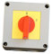 Aw-Tools 20A 3-polig Not-Aus-Schalter Lasttrennschalter Aufputz/Rolltor GN20-10-P24 (Gelb, Rotary, Drehgriff, MANUELL)