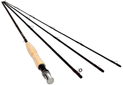 NO LOGO FJJ-YUGAN, 10FT # 3/4 Carbone Canne À Pêche À La Mouche Tige 4 Pièces Action Légère-Rapide Sensation De Sens 3M Longueur Pêche À La Truite en Rivière