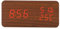 Wecker aus Holz Wecker aus Holz Holzwecker, Lithium-Mangan-Knopfbatterie Digitaler LED-Wecker Normaler Normalmodus für Home Office