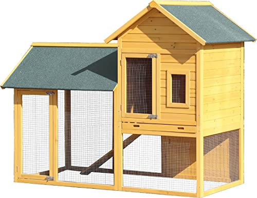 Trend Line Kleintierstall XL Hasenstall Kleintierhaus Kaninchenstall Freilauf