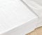 NatureMark Basic Bettlaken - weiches und pflegeleichtes Betttuch aus 100% Baumwolle ohne Gummizug Haustuch viele Größen und Farben Größe: 150x250 cm, weiß