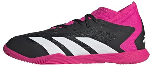 adidas Predator Accuracy.3 Indoor Boots Football, Core Black/Cloud White/Shock Pink, 11 UK