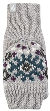 HEAT HOLDERS SOCKSHOP Ladies Heather Patterned Converter Mittens Pack of 1