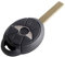 AUTOZOCO Carcasa Mando Llave De Coche 2 Botones Compatible con BMW Mini Cooper S R50 R53 One D, 2 Botones, Mando a Distancia, Botones de Abrir y Cerrar, Sin Zócalo de Pila