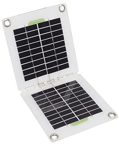 10W Foldable Solar Panel Charger, Portable Solar Powered Battery Charger for Car Automobile RV