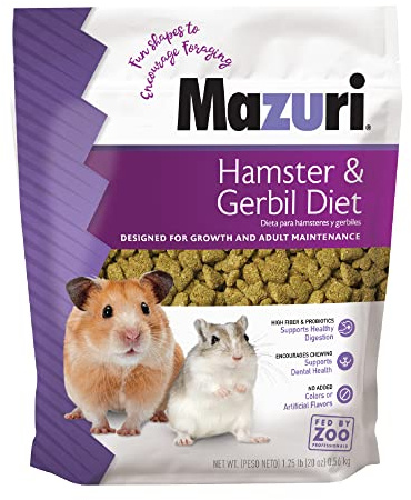 Mazuri Hamster & Gerbil Diet | 1.25 Pound (1.25 LBS) Bag
