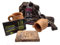 Maya Kingdom Kakao Criollo Zeremonie Set - Premium Kakao, 2x Trinkbecher, Tragetasche