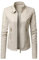 Rumity Lederjacke Damen Herbst Winter Motorrad Jacke Bomberjacke Bikerjacke mit Reißverschluss Kapuzen Übergangsjacke Jacken Damen Wollmantel Damen Lang