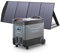 ALLPOWERS R4000 Tragbarer Powerstation mit 200W Solarpanel, Solargenerator 3456Wh LiFePO4 Batterie mit 4000W AC Ausgang, Tragbare Heimbatterie für Camping, Wohnmobil, Haus Stromausfälle