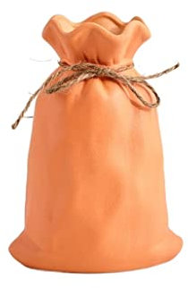 Sac en Papier céramique créatif Vase plissé, décoration Nordique de Salon de Maison, Cache-Pot pour Fleurs, décoration de Salle, Pot de Fleur, Cadeau