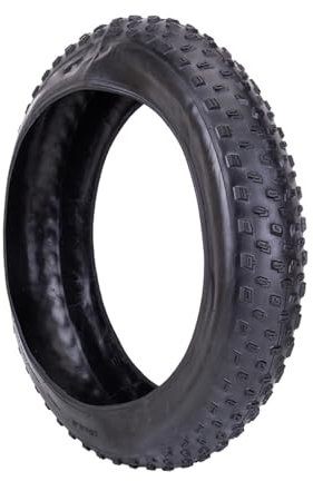 Aymzbd Schnee Fahrradreifen, Schnee Fahrradreifen, Verschleißfest, Langlebig, ATV Reifen, Schneereifen für Sandfahrzeuge, Ersetzen Sie Kaputte Reifen, 20x4in Schwarz