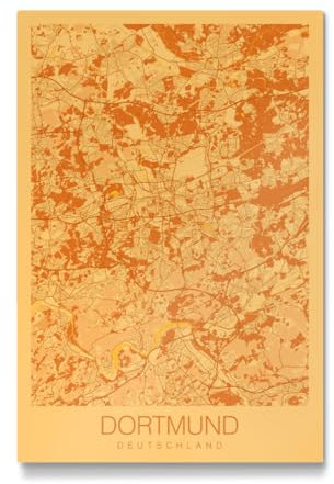 artboxONE Galerie-Print 120x80 cm Stadt Dortmund NRW hochwertiges Acrylglas auf Alu-Dibond Bild - Wandbild von Webwald