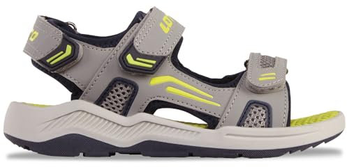 LOTTO Morlanda K Sandale de Sport, Gris Bleu Marine, 32 EU