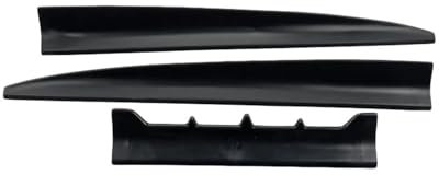Spoiler Flügel Auto Universal Heckspoiler Flügel Dachspoiler Limousine Fließheck DIY Länge Für VW Für Polo Für Goft Spoiler Wing(Style2 matt Black)