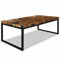 ShGaxin Couchtisch Teak Harz 110 x 60 x 40 cm, Living Room Table, Wohnzimmertisch, Beistelltisch, Side Table & End Table, Coffee Table - 244551