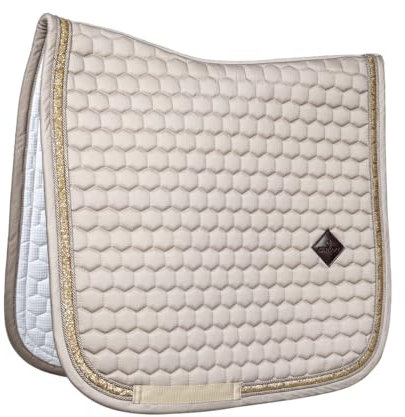 Kentucky - Schabracke Glitzer Band Dressur beige