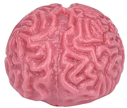 Stressball Gehirn-Design, 5 cm, Rosa, 2 Stück, Druckabbau-Spielzeug