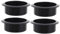 UKCOCO 4 Piezas sostenedor de Taza del sofá portavasos para sillón reclinable portavasos reclinable sillón portavasos el plastico Black Reutilizable