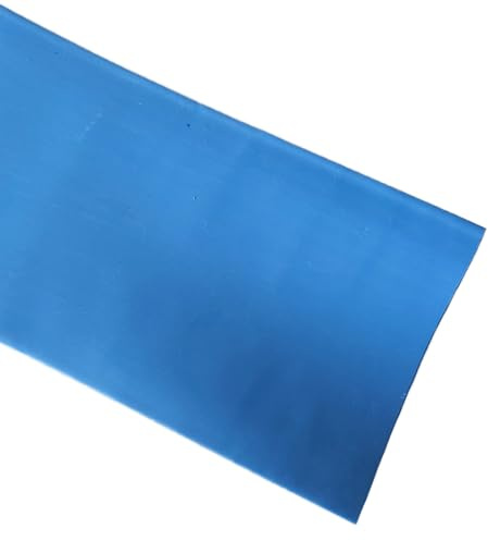 Place4parts Heat Shrink Tubing Electrical Insulation Sleeving Cable Wire Wrap 100mm Unshrunk, 50mm Shrunk. Blue. Length 1 Meter.