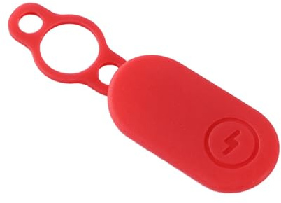 CERFFOOL Abdeckung für Scooter-Ladeanschluss für Xiaomi 4/4 Pro, Silikon, wasserdicht, staubdicht, Ersatzteile für Elektroroller, Zubehör (rot x 1)