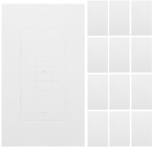 DEARMAMY Lot De 50 Cache-Prises Murales Coussinet D’Isolation Pour Prise Électrique Joint Isolant Pour Prise Plaque Murale De Remplacement Pour Prises Et Interrupteurs