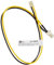 WentronicGoobay 93628 PC Lüfter Stromkabel Verlängerung; 3 Pin Stecker / Buchse mit Lüfter Molex-Stecker (3-Pin) auf Lüfter Molex-Buchse (3-Pin), 1 Stück