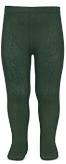 Condor Liso Medias, Verde (Verde Botella), 6 Years (Tamaño del Fabricante:6) para Niñas