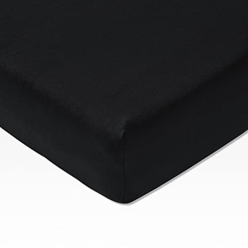 Joop! Spannbetttuch schwarz, 90x200 cm - 100x200 cm