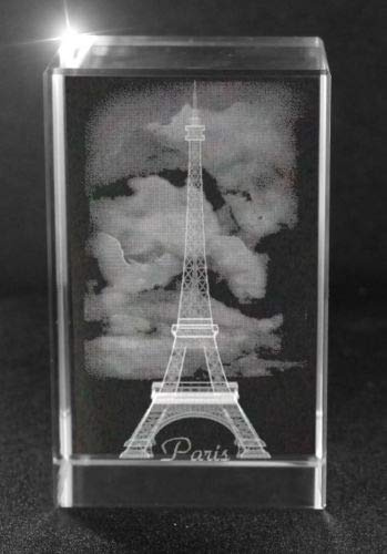 VIP-LASER XL 3D Glaskristall Eiffelturm von Paris