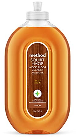 Method Squirt + Mop Hardwood Floor Cleaner, Almond, 25 Ounce, 1 pack, Packaging May Vary