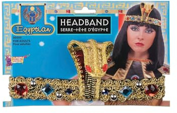 Forum Novelties Multicolor Egyptian Headband for Adults, 1 Pc. - Beautiful & Trendy Design, Perfect Accessory for Costume Parties, Dress-Up Events, Festivals, Cosplay, & More Halloween