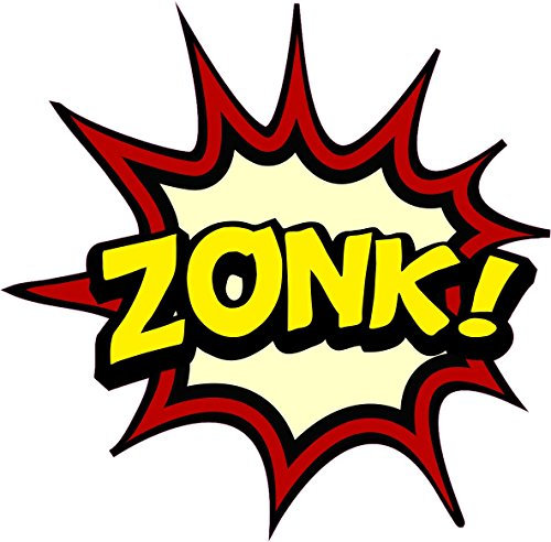 1 x Aufkleber Zonk! Bang Boom Pang Spruch Comic Sticker Tuning Decal Fun Gag