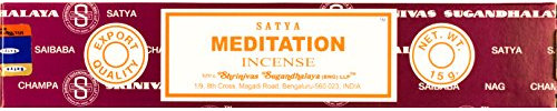 ETHNICITI Satya Nag Champa Räucherstäbchen, echte Meditation, 15 g, 1 Packung (Meditation)